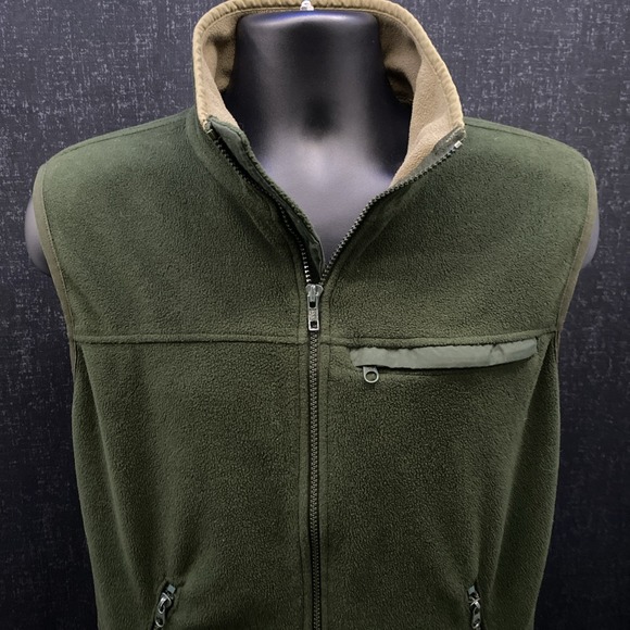 VTG Woolrich 1/4 Zip Sweater Mens XL Green Fleece Pullover Polartec Y2K Classic - Picture 13 of 16